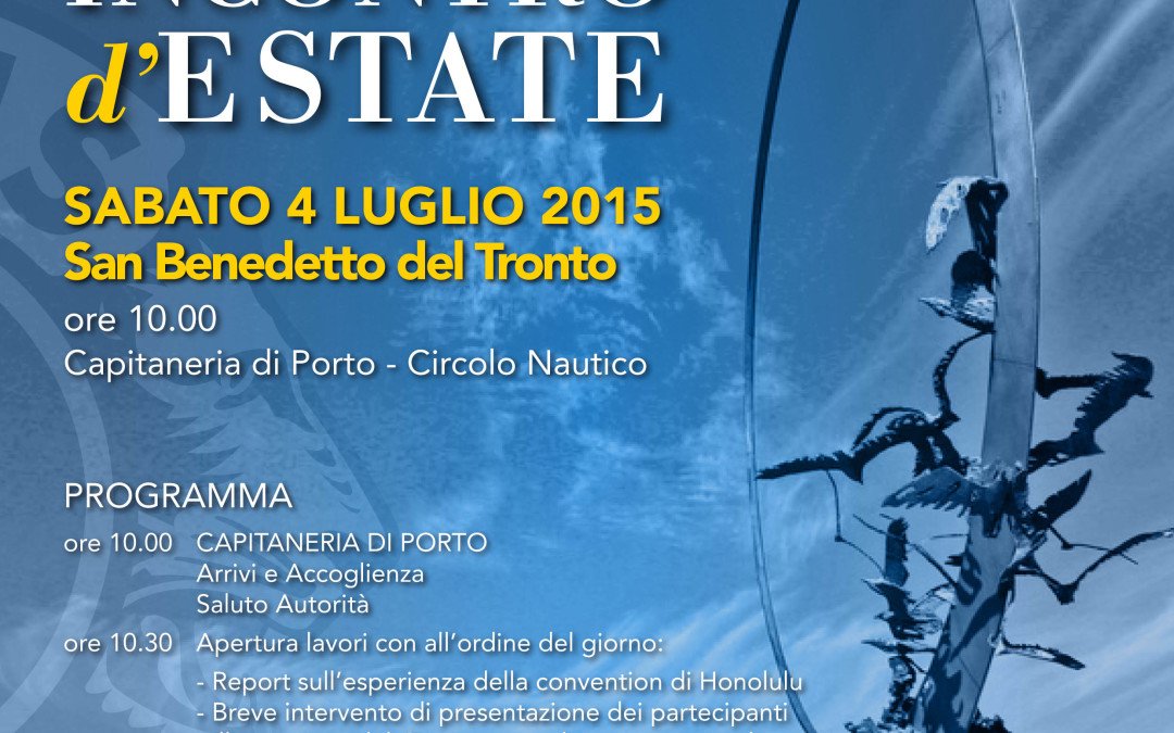 Incontro del Gabinetto Distrettuale San Benedetto del Tronto, 4 luglio 2015