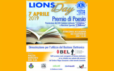 XXIII Premio di Poesia E. Cantone e consegna BEL – Savignano s.R., 7 aprile