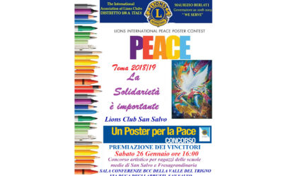 Poster per la Pace – LC San Salvo, 26 gennaio