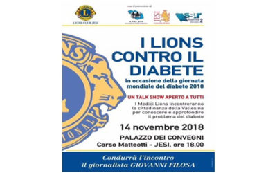 I Lions contro il diabete – LC Jesi, 14 novembre