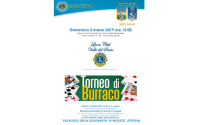 Torneo di Burraco – LC Valle del Senio, 3 marzo