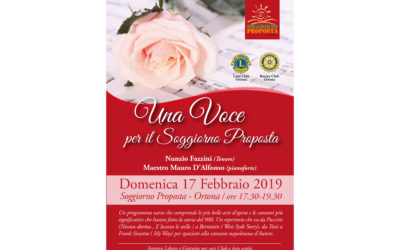 Una voce per il soggiorno Proposta – Ortona, 17 febbraio