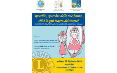 Disturbi del comportamento alimentare – LC Vasto Adriatica Vittoria Colonna, 23 febbraio