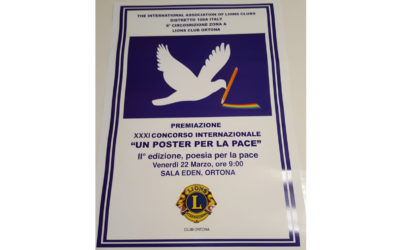 Poster della Pace, LC Ortona, 22 marzo