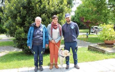 Consegna del secondo cane guida a Chiara Magnani – LC Rubicone, 20 maggio