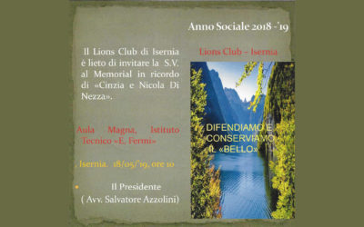 Difendiamo e conserviamo il “bello” – LC Isernia – 18 maggio