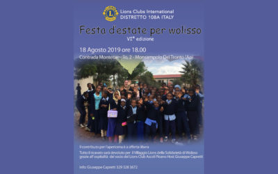 Festa d’estate per Wolisso – Monsampolo del Tronto (AP), 18 agosto