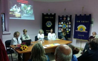 Sensibilizzazione e lotta al diabete – LC Vasto (Host, Adriatica Vittoria Colonna e New Century), 9 novembre