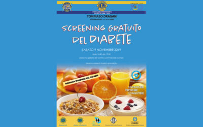 Screening gratuito diabete – LC Ancona Colle Guasco, 9 novembre