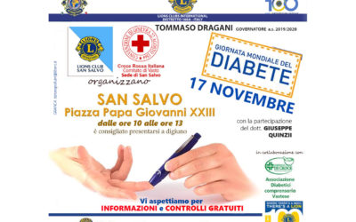 Giornata mondiale del diabete – LC San Salvo, 17 novembre