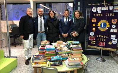 Donazione alla Biblioteca Comunale – LC Termoli Host, 12 dicembre