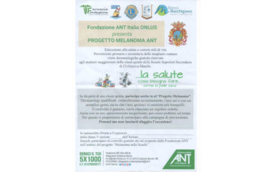 Porgetto prevenzione melanoma – LC Civitanova Marche Host, 23 gennaio 2020