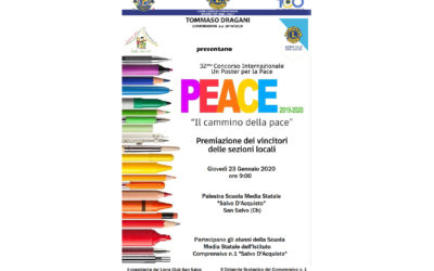 Un Poster per la Pace – LC San Salvo, 23 gennaio 2020