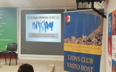 Sicurezza e Salute nei luoghi di lavoro – LC Vasto Host, 18 gennaio 2020