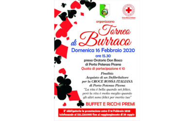 Torneo di Burraco – LC Castelfidardo Riviera del Conero, 16 feb 2020