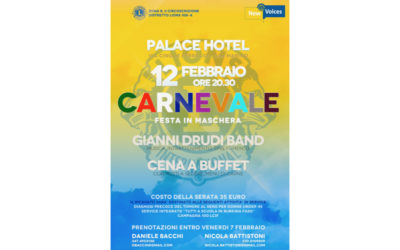 Festa in mascheta zona B II Circoscrixione, 12 febbraio 2020