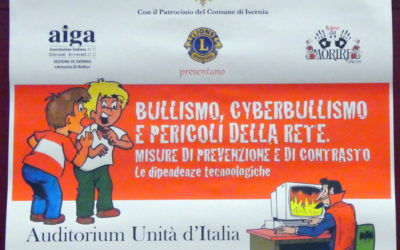 Bullismo, Cyberbullismo e pericoli della rete, misure di prevenzione e di contrasto, dipendenze tecnologiche – LC Isernia, 5 febbraio 2020