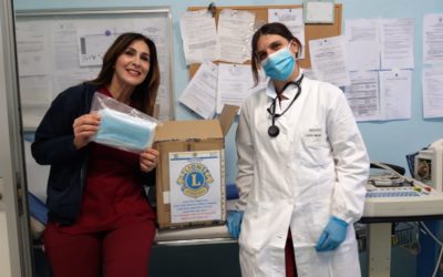 I Lions del vastese donano mascherine all’ospedale S. Pio, 26 marzo 2020