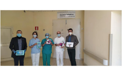 I LC Pesaro Host e Leo solidali  con  i pazienti dell’Ospedale cittadino, 8 aprile 2020