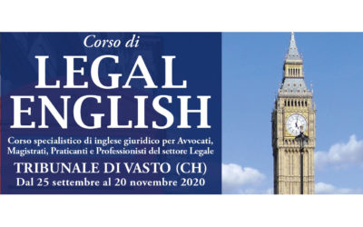 Legal English: un progetto formativo per magistrati, avvocati e commercialisti
