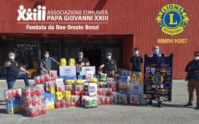 Donazione del LC Rimini Host, 10 aprile 2020