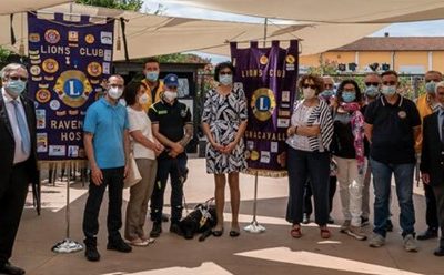 Consegna cane guida – LC Bagnacavallo e LC Ravenna Host, 21 giugno 2020