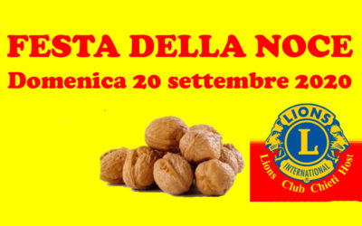 Festa della noce – LC Chieti Host, 20 settembre 2020
