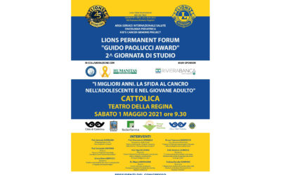 I migliori anni. La sfida al cancro nell’adolescente e nel giovane adulto – LC Cattolica, 1 maggio 2021
