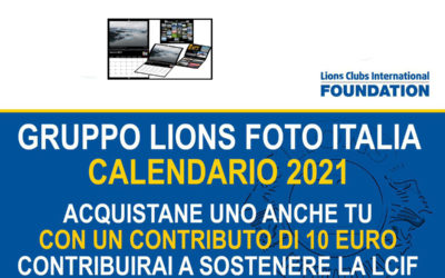 Calendario 2021 a favore della fondazione LCIF