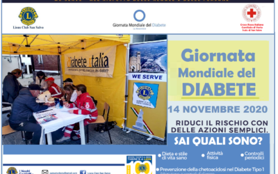 Lions e Croce Rossa insieme contro il Diabete – LC San Salvo, 14 novembre 2020