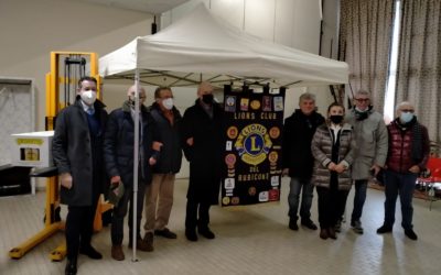 Donazione del LC Rubicone alla Caritas, 23 dicembre 2020