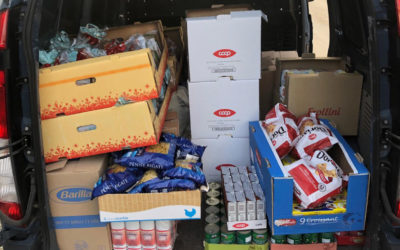 Donazione del LC Bisanzio alla Caritas, 23 dicembre 2020