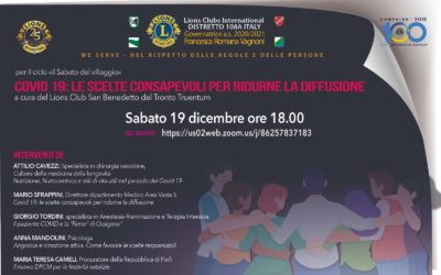 Sabato del Villaggio 19 dic 2020 – Covid: le scelte consapevoli per ridurne la diffusione