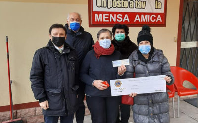 Donazione a Mensa Amica Cervia – LC Cervia Milano Marittima 100, 27 gennaio 2021