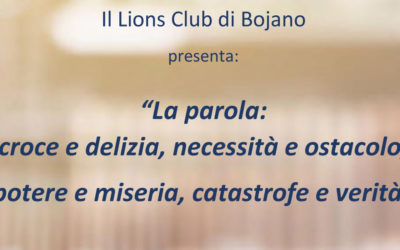 Conferenza on line sul potere della parola – LC Bojano, 29 aprile 2021