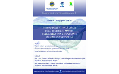 Impatto delle attività umane sugli ecosistemi marini – 3° Circ. Zona A, 3 maggio 2021
