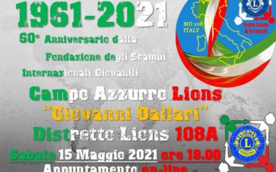 Campo Azzurro Lions, 15 maggio 2021