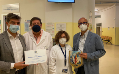 Targa del LC Ortona alla Radiologia senologica del “Bernabeo”, 31 maggio 2021