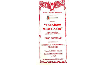 The Show Must Go On – LC Rubicone, 11 settembre 2021