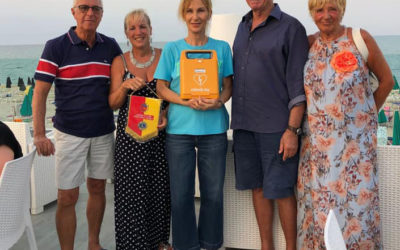 Consegna di un defibrillatore – LC Ancona Host, 11 agosto 2021