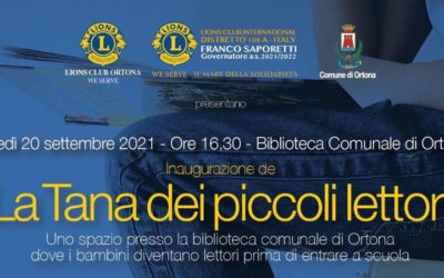 La Tana dei Piccoli lettori – LC Ortona, 20 settembre 2021
