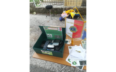 Raccolta occhiali e cellulari usati – LC Camerino, 16 ottobre 2021
