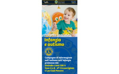 1° Incontro progetto Lions “infanzia e autismo” – Regione Abruzzo, 23 novembre 2021