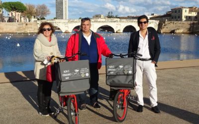 Due cargo bike alla Caritas – LC Rimini Host, 4 novembre 2021