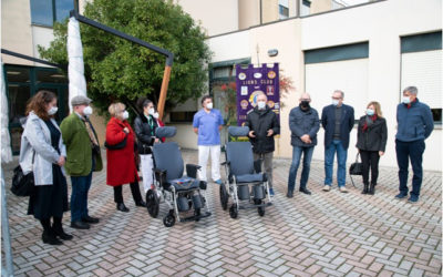 Consegna carrozzine multifunzione – LC Cervia Ad Novas, 6 novembre 2021