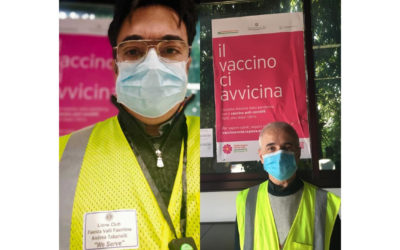 Volontariato presso Hub vaccinale – LC Faenza Valli Faentine, autunno 2021