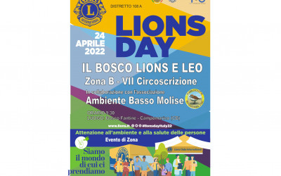 Lions day – LC Zona B VII Circoscrizione, 24 aprile 2022