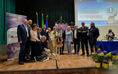 Consegna di un cane Guida – LC Zona A e B 3° Circ, 8 maggio 2022