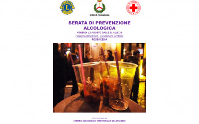Prevenzione alcologica – LC Lanciano, 12 agosto 2022