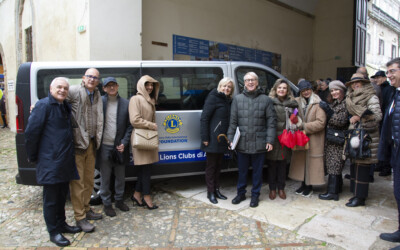 Donazione pulmino – LC Abruzzo, Molise e Marche, 26 novembre 2022